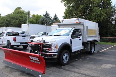 New 2024 Ford F-550 XL Regular Cab 4WD, 9' 6" Industrial Metal Products Dump Truck for sale #FTR2910 - photo 1