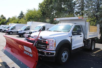 New 2024 Ford F-550 XL Regular Cab 4WD, 9' 6" Industrial Metal Products Dump Truck for sale #FTR2931 - photo 1