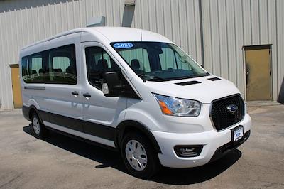 Used 2021 Ford Transit 350 XLT Medium Roof RWD, Passenger Van for sale #32P43726 - photo 1