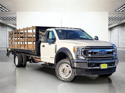 Used 2020 Ford F-550 XLT Regular Cab 4x4, Stake Bed for sale #FR22569 - photo 1