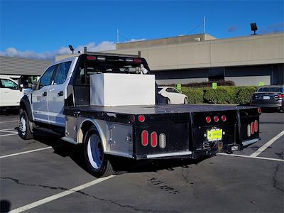 2021 Ford F-550 Crew Cab DRW 4x4, Flatbed Truck for sale #FU360038A - photo 2