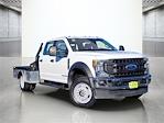 2021 Ford F-550 Crew Cab DRW 4x4, Flatbed Truck for sale #FU360038A - photo 3