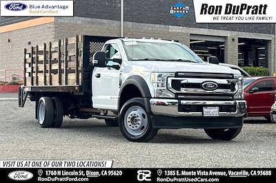 Used 2020 Ford F-550 XL Regular Cab 4x4, Stake Bed for sale #27553 - photo 1