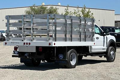 New 2024 Ford F-450 XL Regular Cab 4x2, Royal Truck Body Platform Body Flatbed Truck for sale #F21860B - photo 2