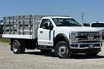 New 2024 Ford F-450 XL Regular Cab 4x2, Royal Truck Body Platform Body Flatbed Truck for sale #F21860B - photo 3