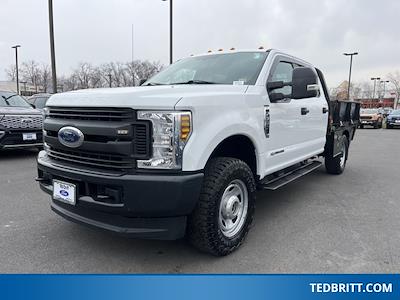 Used 2019 Ford F-350 XL Crew Cab 4x4, Flatbed Truck for sale #C31361A - photo 1