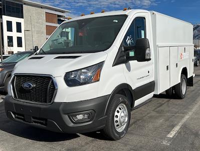 New 2024 Ford Transit 350 HD RWD, 11' Reading Aluminum CSV Service Utility Van for sale #SFL243225 - photo 1