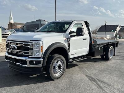 2024 Ford F-550 Regular Cab DRW 4WD, Flatbed Truck for sale #SFLF240845 - photo 1