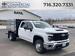 New 2024 Chevrolet Silverado 3500 Work Truck Crew Cab 4WD, 9' Morgan Truck Body Prostake Stake Bed for sale #24C101T - photo 3