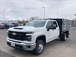 New 2024 Chevrolet Silverado 3500 Work Truck Crew Cab 4WD, 9' Morgan Truck Body Prostake Stake Bed for sale #24C101T - photo 5