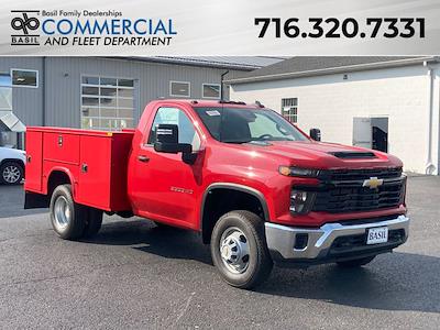 New 2024 Chevrolet Silverado 3500 Work Truck Regular Cab 4WD, 9' Knapheide Steel Service Body Service Truck for sale #24C265T - photo 1