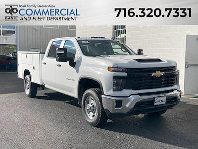 New 2024 Chevrolet Silverado 2500 Work Truck Crew Cab 4WD, 8' 2" Reading Classic II Aluminum Service Truck for sale #24C280T - photo 1