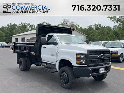 New 2023 Chevrolet Silverado 6500 Work Truck Regular Cab 4WD, Rugby Eliminator LP Steel Dump Truck for sale #FE635 - photo 1