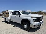 2024 Chevrolet Silverado 3500 Crew Cab 4x2, Royal Truck Body Flat/Stake Bed for sale #F24218 - photo 2