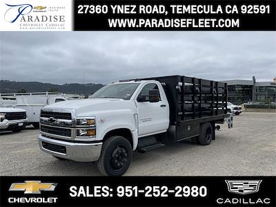 2023 Chevrolet Silverado 5500 Regular Cab DRW 4x2, Harbor Black Boss Stake Bed Flat/Stake Bed for sale #M23622 - photo 1