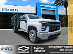 2023 Chevrolet Silverado 3500 Regular Cab 4WD, Bedrock Limestone Series Stake Bed for sale #PF246358 - photo 1