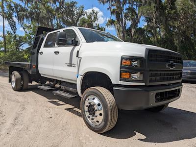 2023 Chevrolet Silverado 5500 Crew Cab DRW 4WD, Reading Action Fabrication Flatbed Truck for sale #PH731133 - photo 1
