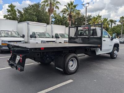 2024 Chevrolet Silverado 3500 Regular Cab 4WD, Bedrock Limestone Series Flatbed Truck for sale #RF173563 - photo 2