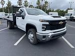 2024 Chevrolet Silverado 3500 Regular Cab 4WD, Bedrock Limestone Series Flatbed Truck for sale #RF173721 - photo 3