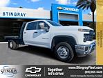 New 2024 Chevrolet Silverado 3500 Work Truck Crew Cab 4WD, Bedrock Diamond Series Flatbed Truck for sale #RF288008 - photo 1