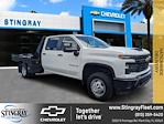 New 2024 Chevrolet Silverado 3500 Work Truck Crew Cab 4WD, Hillsboro GII Steel Flatbed Truck for sale #RF308157 - photo 1