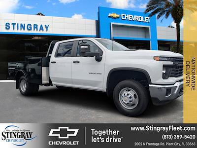 2024 Chevrolet Silverado 3500 Crew Cab 4WD, Knapheide PGTD Gooseneck Flatbed Truck for sale #RF428001 - photo 1