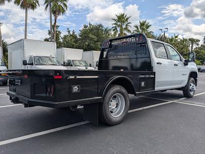 New 2024 Chevrolet Silverado 3500 Work Truck Crew Cab 4WD, 9' 10" Knapheide PGTC Gooseneck Flatbed Truck for sale #RF428013 - photo 2