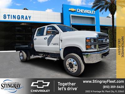 2024 Chevrolet Silverado 5500 Crew Cab DRW 4WD, CM Truck Beds RD Model Flatbed Truck for sale #RH202643 - photo 1