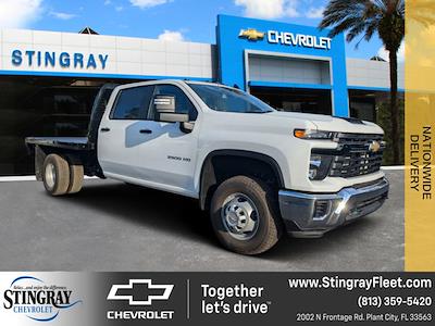 New 2025 Chevrolet Silverado 3500 Work Truck Crew Cab 4WD, Flatbed Truck for sale #SF118921 - photo 1