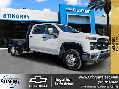 New 2025 Chevrolet Silverado 3500 Work Truck Crew Cab 4WD, Flatbed Truck for sale #SF118956 - photo 1