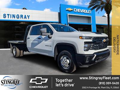 New 2025 Chevrolet Silverado 3500 Work Truck Crew Cab 4WD, Flatbed Truck for sale #SF124803 - photo 1