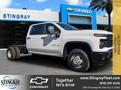 New 2025 Chevrolet Silverado 3500 Work Truck Crew Cab 4WD, Cab Chassis for sale #SF124865 - photo 1