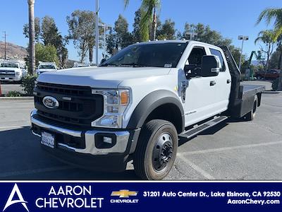 Used 2020 Ford F-550 Crew Cab 4x2, Flatbed Truck for sale #301025P - photo 1