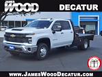 2024 Chevrolet Silverado 3500 Crew Cab 4WD, CM Truck Beds RD Model Flatbed Truck for sale #142189 - photo 1
