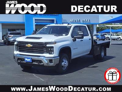 New 2024 Chevrolet Silverado 3500 Work Truck Crew Cab RWD, 9' 4" CM Truck Beds RD Model Flatbed Truck for sale #142303 - photo 1