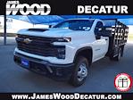 New 2024 Chevrolet Silverado 3500 Work Truck Regular Cab RWD, General Truck Body Stake Bed for sale #143083 - photo 1