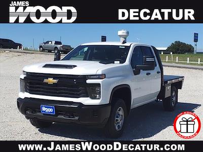 New 2024 Chevrolet Silverado 2500 Work Truck Double Cab 4WD, 8' CM Truck Beds RD Model Flatbed Truck for sale #143354 - photo 1