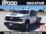 New 2024 Chevrolet Silverado 2500 Work Truck Double Cab 4WD, 8' CM Truck Beds RD Model Flatbed Truck for sale #143354 - photo 1