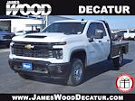 New 2024 Chevrolet Silverado 2500 Work Truck Double Cab 4WD, 8' 6" CM Truck Beds SK Model Flatbed Truck for sale #143355 - photo 1