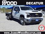 New 2024 Chevrolet Silverado 3500 Work Truck Crew Cab 4WD, 9' Bedrock Diamond Series Flatbed Truck for sale #143875 - photo 1