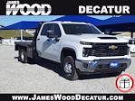 New 2024 Chevrolet Silverado 3500 Work Truck Crew Cab 4WD, 9' Bedrock Diamond Series Flatbed Truck for sale #143878 - photo 1