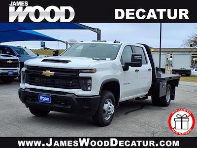 New 2024 Chevrolet Silverado 3500 Work Truck Crew Cab 4WD, 9' 4" CM Truck Beds RD Model Flatbed Truck for sale #144066 - photo 1