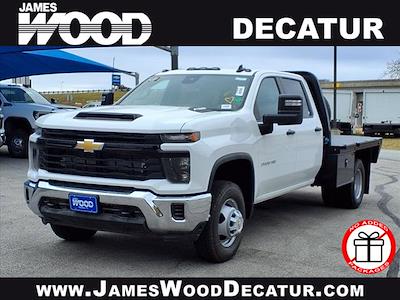 New 2024 Chevrolet Silverado 3500 Work Truck Crew Cab 4WD, Knapheide PGTB Utility Gooseneck Flatbed Truck for sale #144088 - photo 1