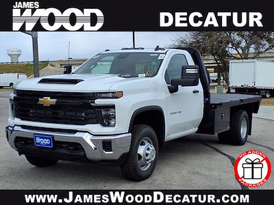 New 2025 Chevrolet Silverado 3500 Work Truck Regular Cab 4WD, Knapheide Flatbed Truck for sale #150530 - photo 1