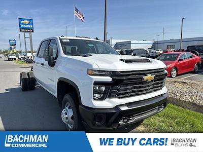 New 2024 Chevrolet Silverado 3500 Work Truck Crew Cab 4WD, Cab Chassis for sale #24-0155 - photo 1