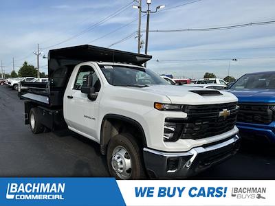 New 2024 Chevrolet Silverado 3500 Work Truck Regular Cab 4WD, Knapheide Drop Side Dump Truck for sale #24-0894 - photo 1