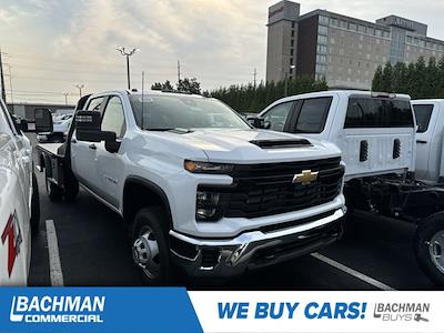 New 2024 Chevrolet Silverado 3500 Work Truck Crew Cab 4WD, CM Truck Beds SK Model Flatbed Truck for sale #24-0952 - photo 1