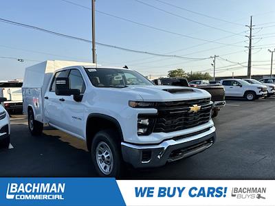 New 2024 Chevrolet Silverado 3500 Work Truck Crew Cab 4WD, 8' 2" Reading Panel Service Body Service Truck for sale #24-1196 - photo 1