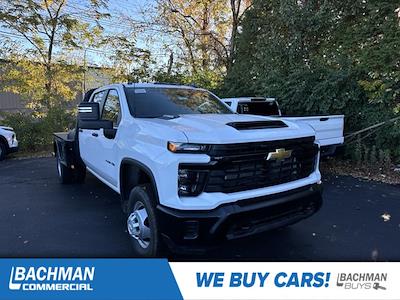 New 2024 Chevrolet Silverado 3500 Work Truck Crew Cab 4WD, 8' 6" CM Truck Beds SK Model Flatbed Truck for sale #24-1253 - photo 1