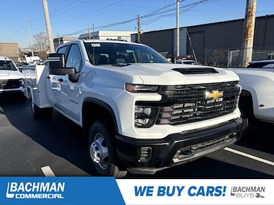 New 2024 Chevrolet Silverado 3500 Work Truck Crew Cab 4WD, 9' Reading SL Service Body Service Truck for sale #24-1309 - photo 1